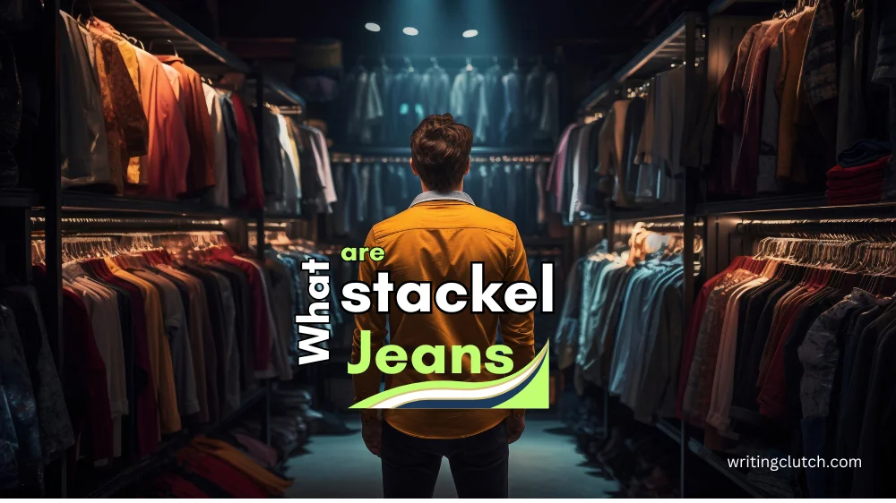 what are stacked jeans